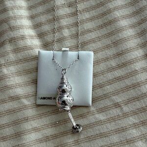 QVC Silver Pendant Necklace
